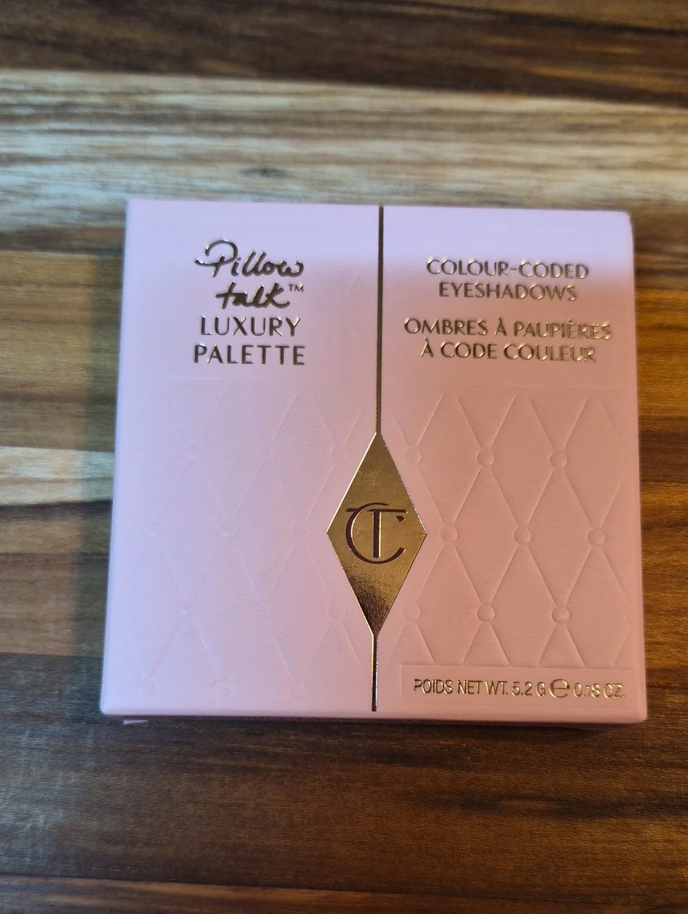 Charlotte Tilbury Color Coded Luxury Eyeshadow Palette: Pillow Talk, NIB